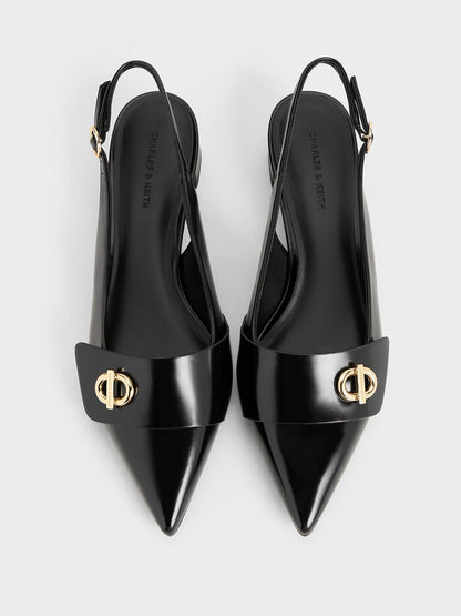 CHARLES & KEITH Customer Favorite / Marley Slingback Pumps - Black Box