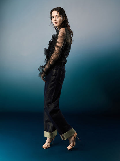 CHARLES & KEITH Best Price / Metallic Leather Crystal-Buckle Ankle-Strap Heels - Bronze