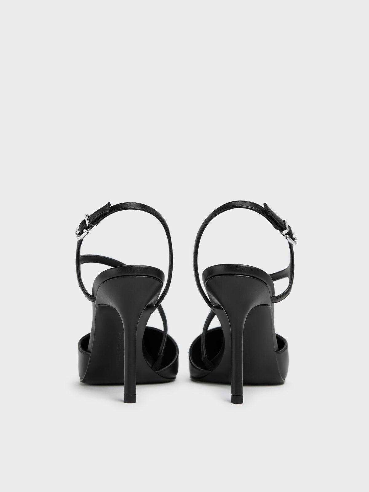 CHARLES & KEITH Premium / Cordelia Pointed Slingback Pumps - Black
