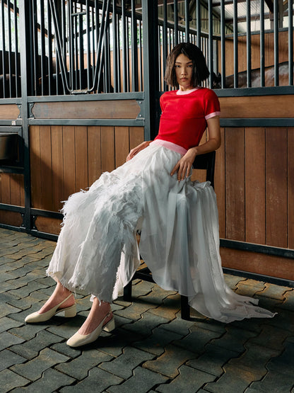 CHARLES & KEITH Smart Buy / Danni Patent Slingback Pumps - Chalk