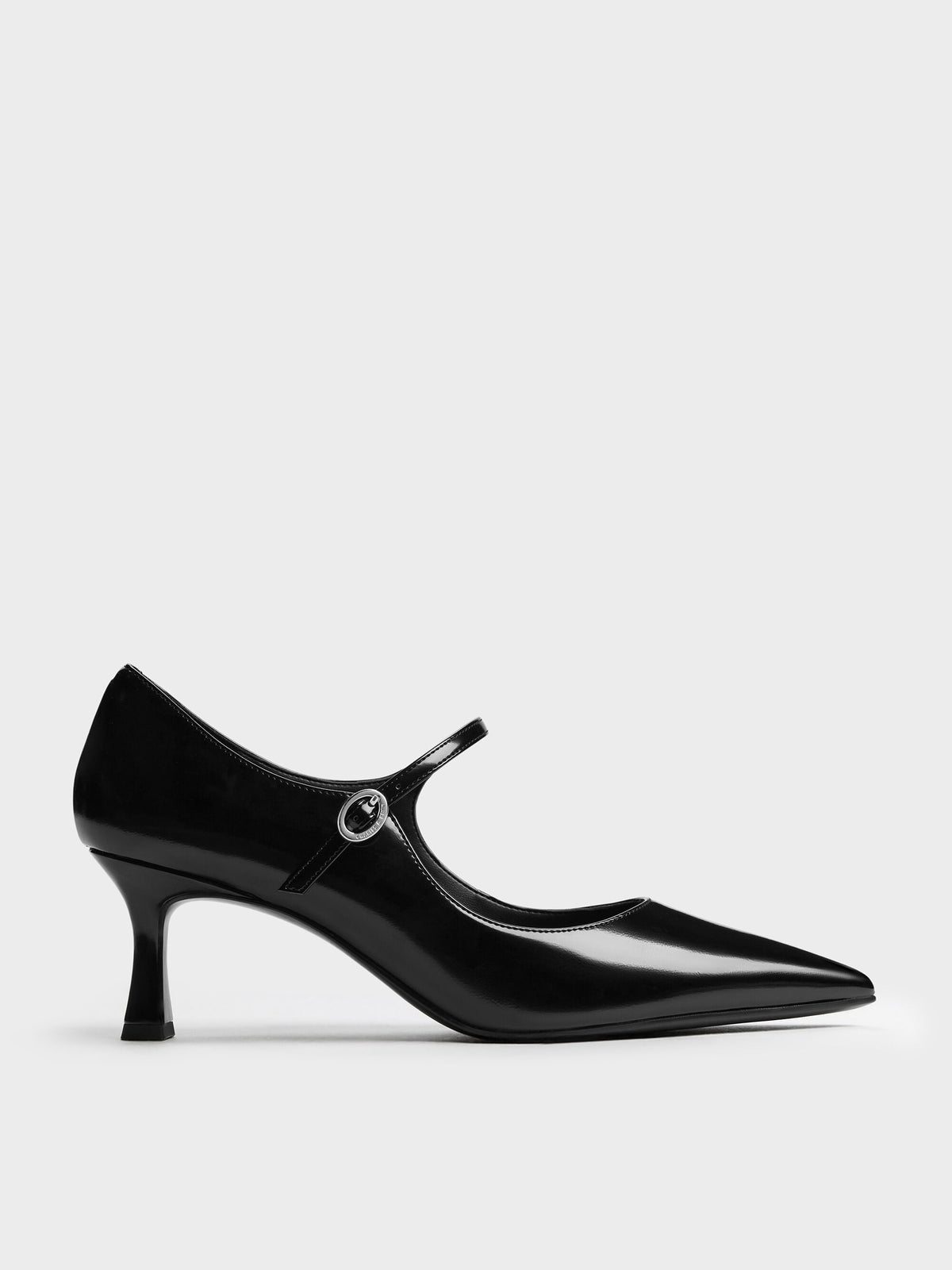 CHARLES & KEITH Sale / Pointed Mary Jane Pumps - Black Box