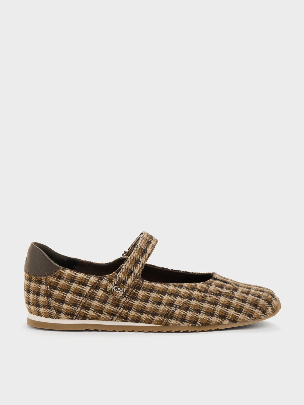 CHARLES & KEITH Featured / Jace Leather Checkered Mary Jane Sneakers - Multi