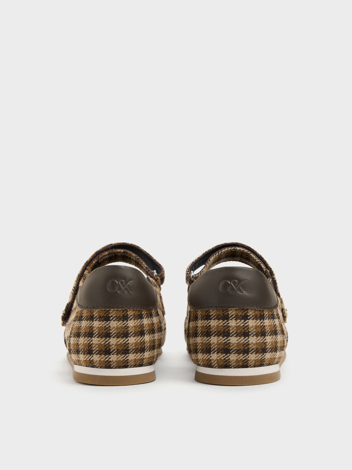 CHARLES & KEITH Featured / Jace Leather Checkered Mary Jane Sneakers - Multi