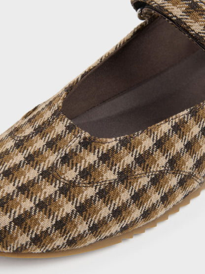 CHARLES & KEITH Featured / Jace Leather Checkered Mary Jane Sneakers - Multi