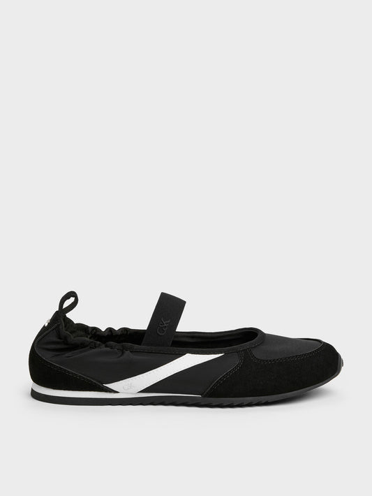 CHARLES & KEITH Premium / Jace Mary Jane Sneakers - Black Textured