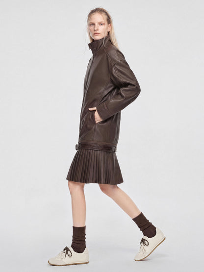 CHARLES & KEITH Trending / Jace Leather & Suede Sneakers - Chalk