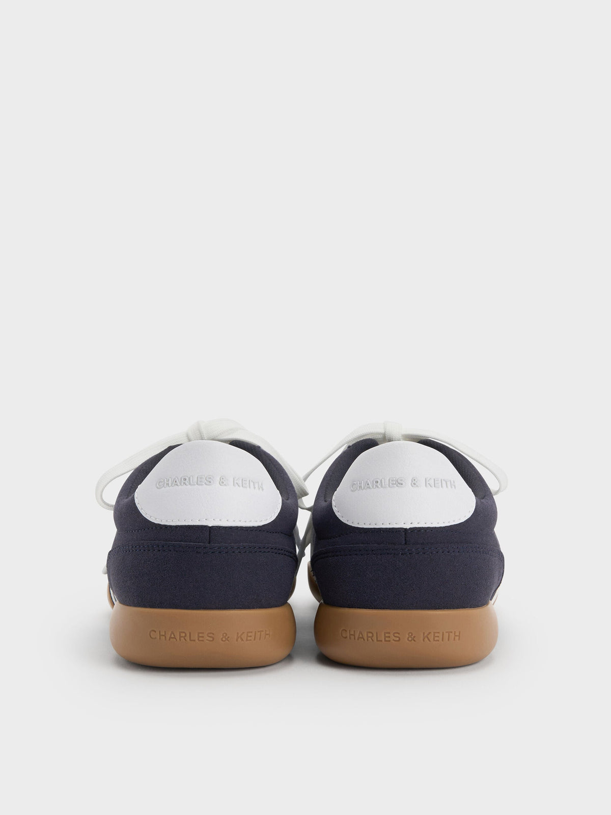 CHARLES & KEITH Featured / Louise Contrast-Trim Sneakers - Dark Blue
