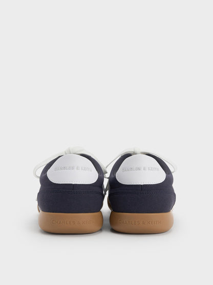 CHARLES & KEITH Featured / Louise Contrast-Trim Sneakers - Dark Blue