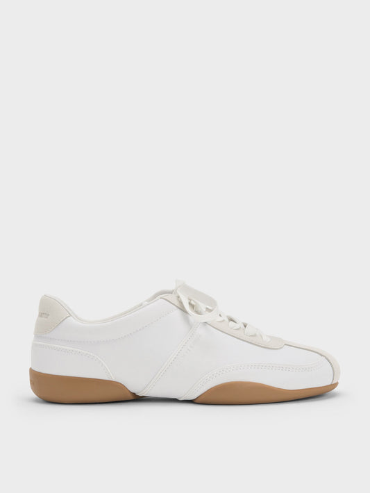 CHARLES & KEITH Discount / Louise Two-Tone Sneakers - White