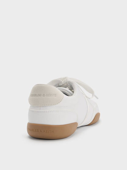 CHARLES & KEITH Discount / Louise Two-Tone Sneakers - White