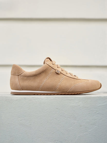 CHARLES & KEITH Sale / Jace Suede Sneakers - Beige