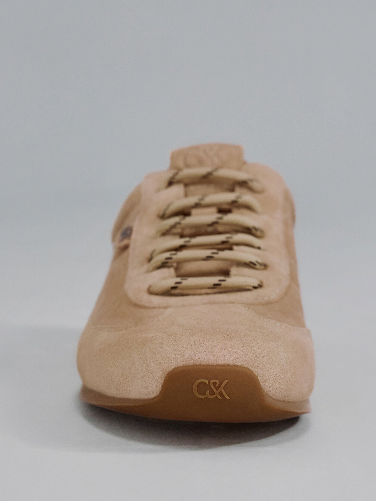 CHARLES & KEITH Sale / Jace Suede Sneakers - Beige