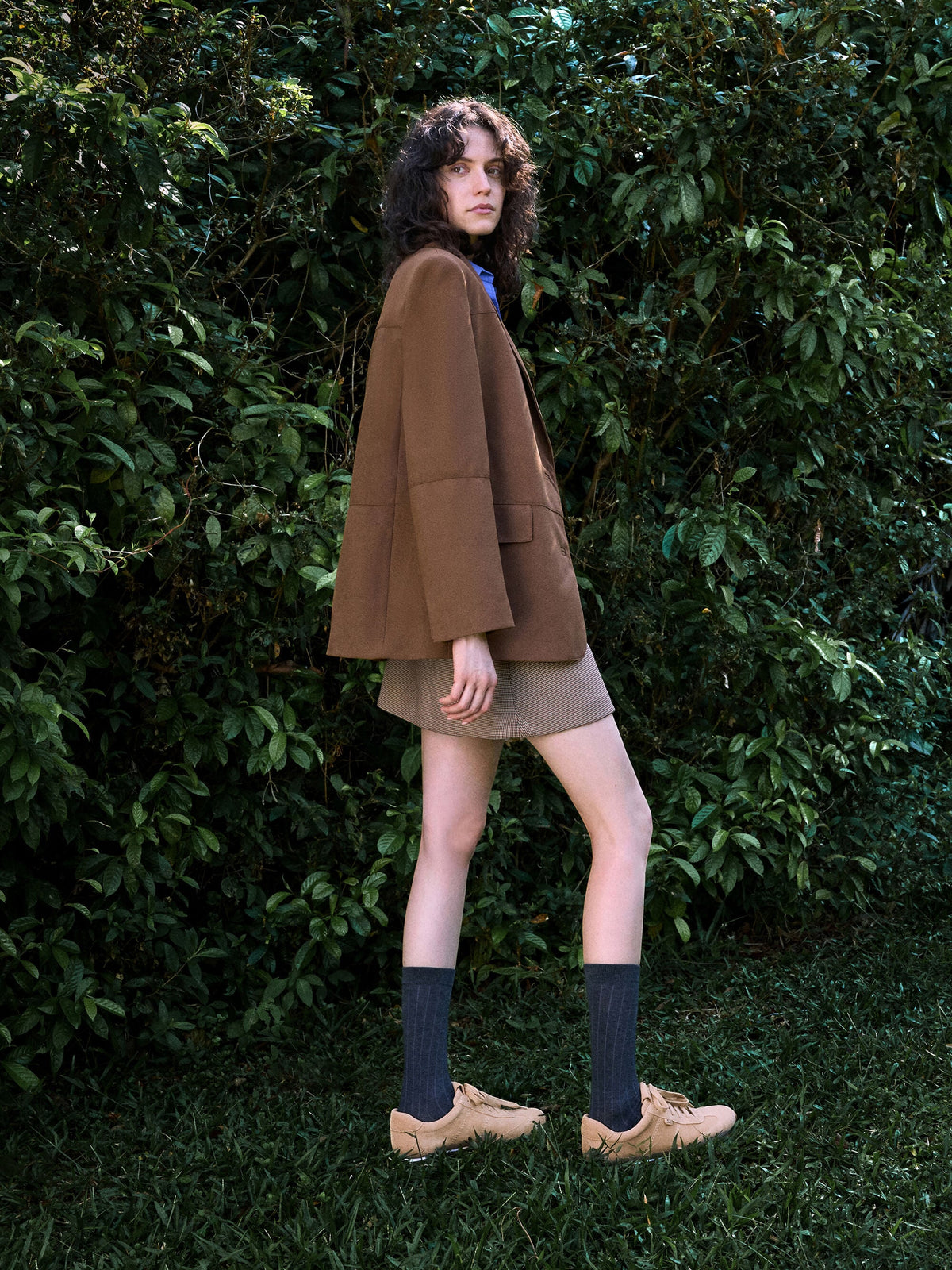 CHARLES & KEITH Sale / Jace Suede Sneakers - Beige