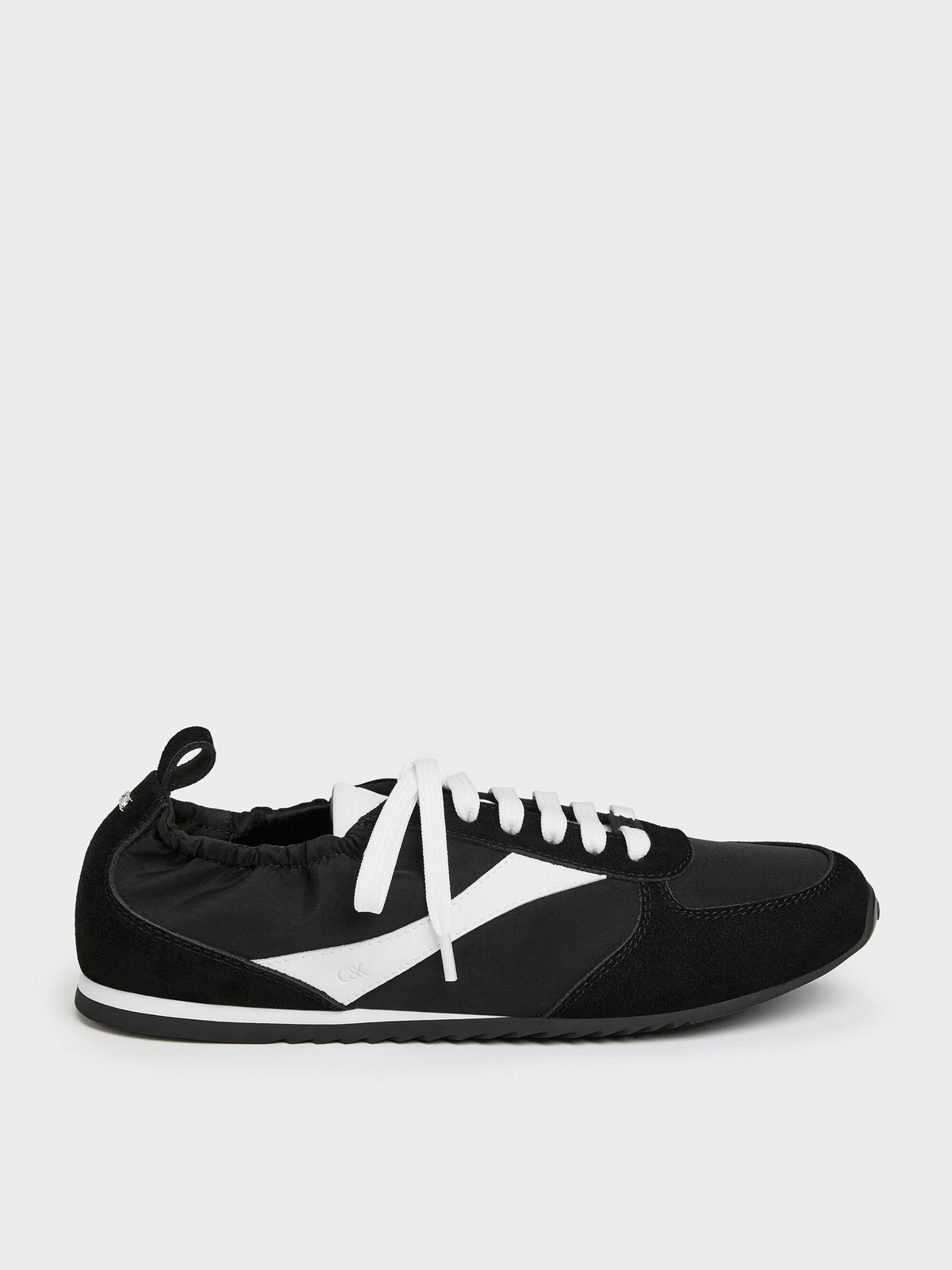 CHARLES & KEITH Popular / Jace Sneakers - Black Textured