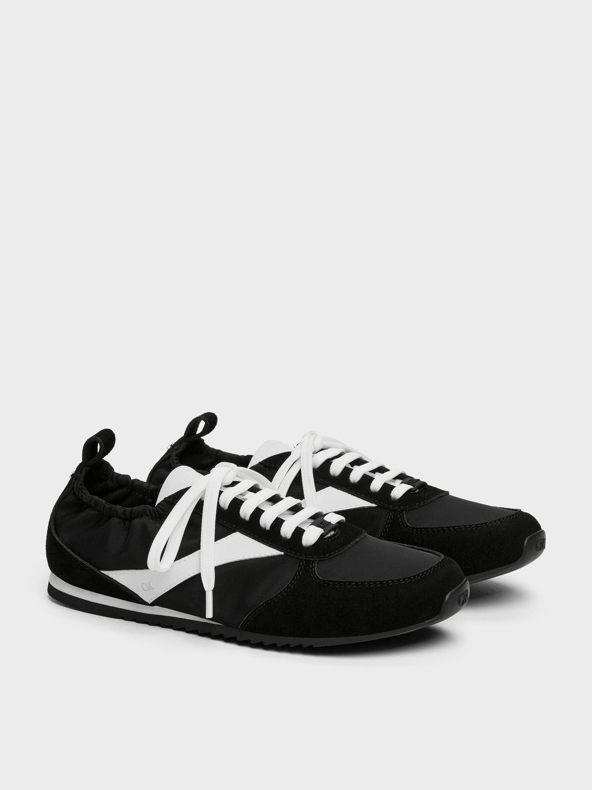 CHARLES & KEITH Popular / Jace Sneakers - Black Textured