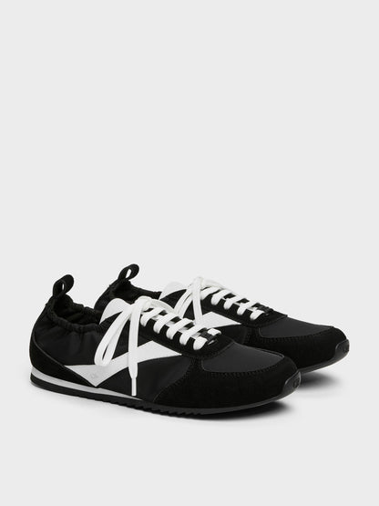 CHARLES & KEITH Popular / Jace Sneakers - Black Textured