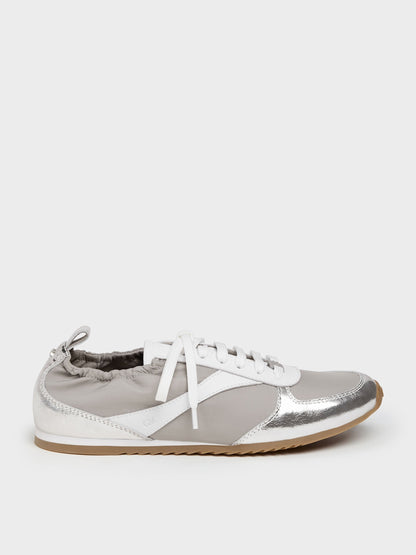 CHARLES & KEITH Featured / Jace Metallic Sneakers - Silver