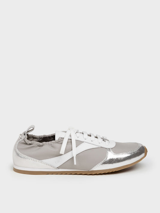 CHARLES & KEITH Featured / Jace Metallic Sneakers - Silver