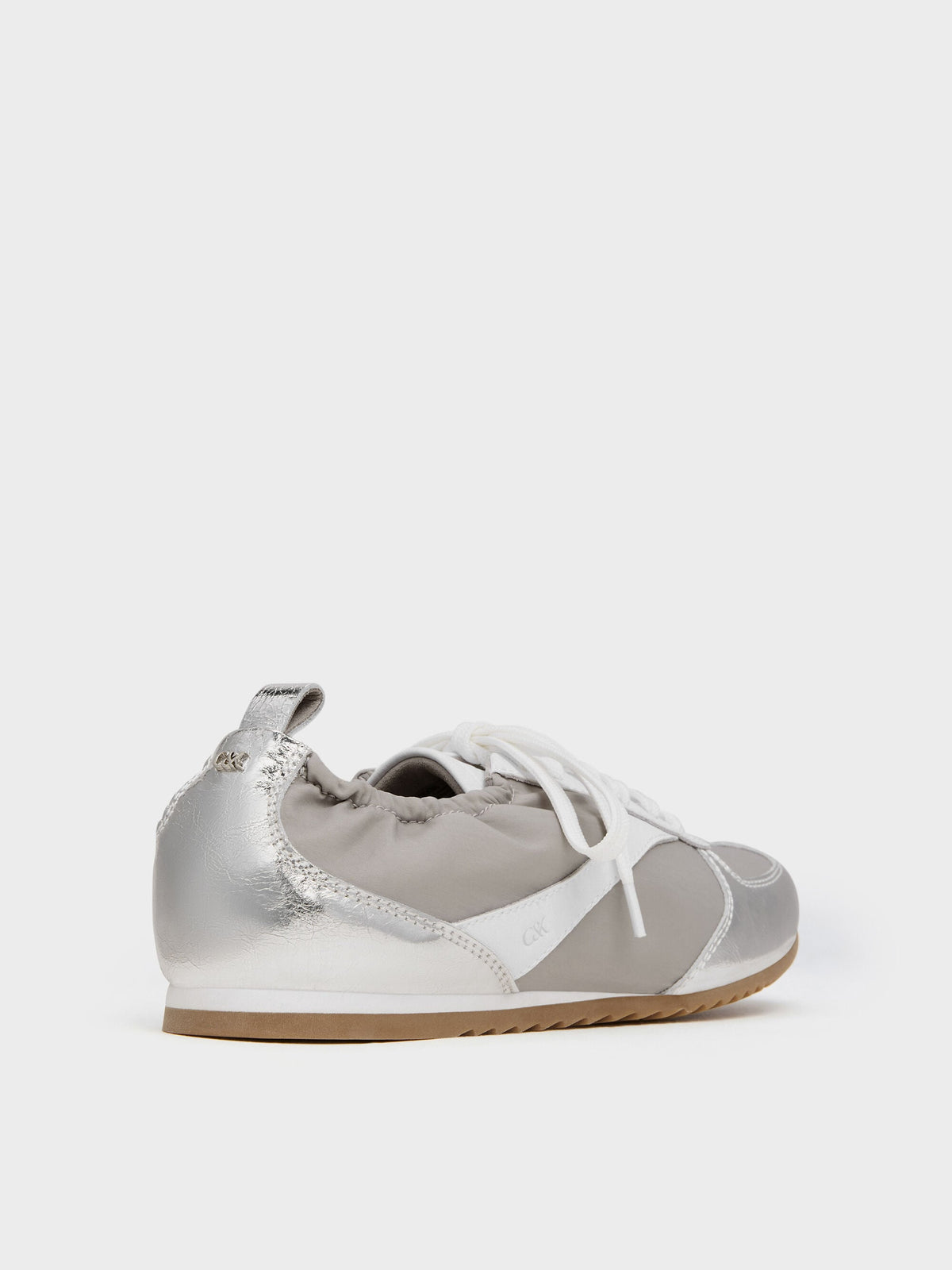 CHARLES & KEITH Featured / Jace Metallic Sneakers - Silver