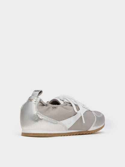 CHARLES & KEITH Featured / Jace Metallic Sneakers - Silver