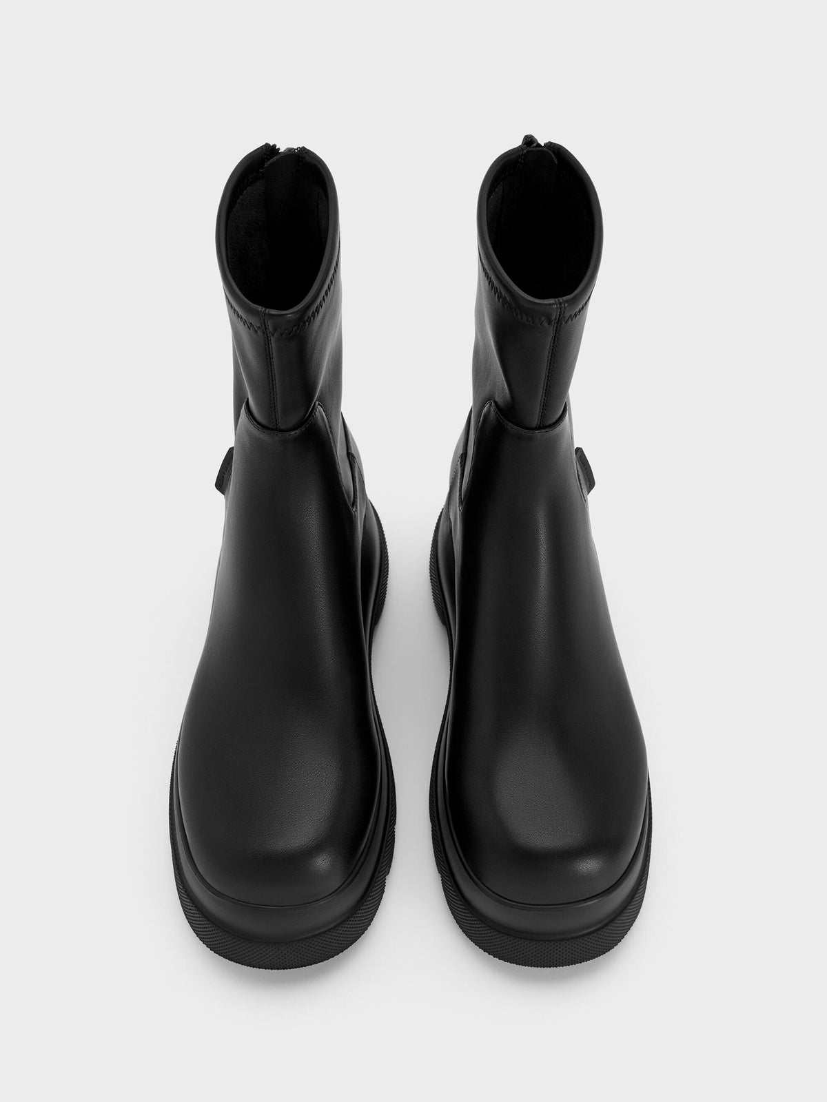 CHARLES & KEITH Special Offer / Leoi Chunky Ankle Boots - Black