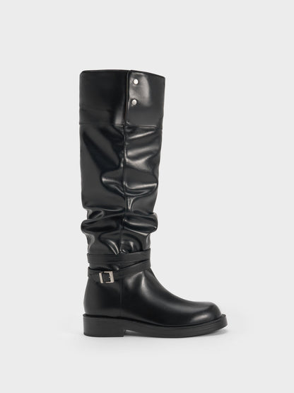 CHARLES & KEITH Best Price / Eilis Thigh-High Boots - Black