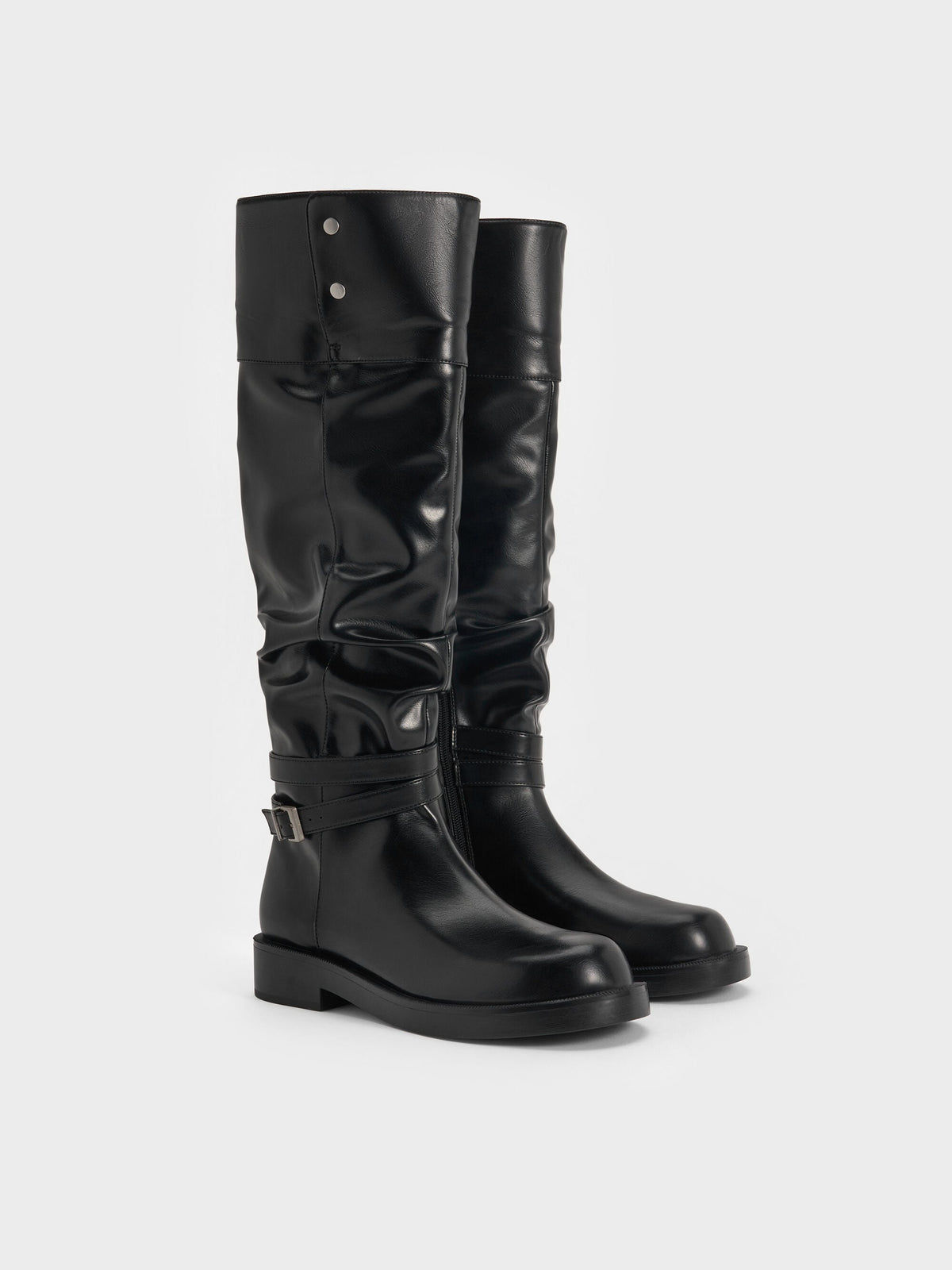 CHARLES & KEITH Best Price / Eilis Thigh-High Boots - Black