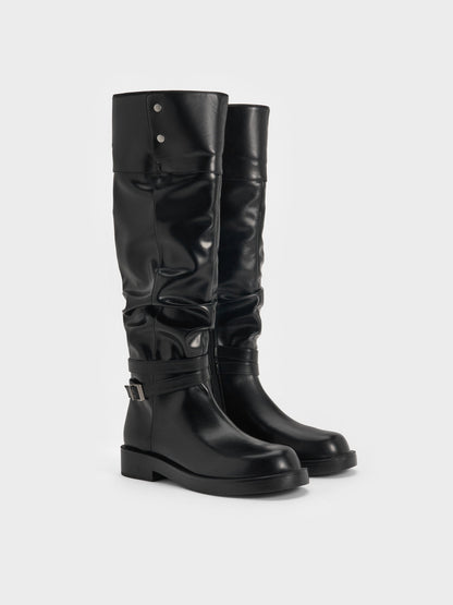 CHARLES & KEITH Best Price / Eilis Thigh-High Boots - Black