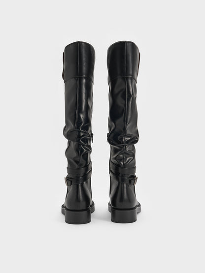 CHARLES & KEITH Best Price / Eilis Thigh-High Boots - Black