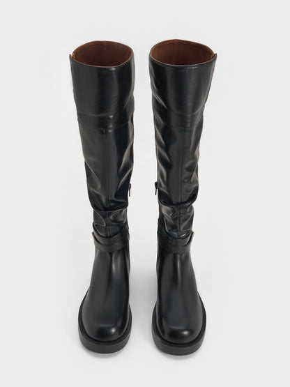 CHARLES & KEITH Best Price / Eilis Thigh-High Boots - Black