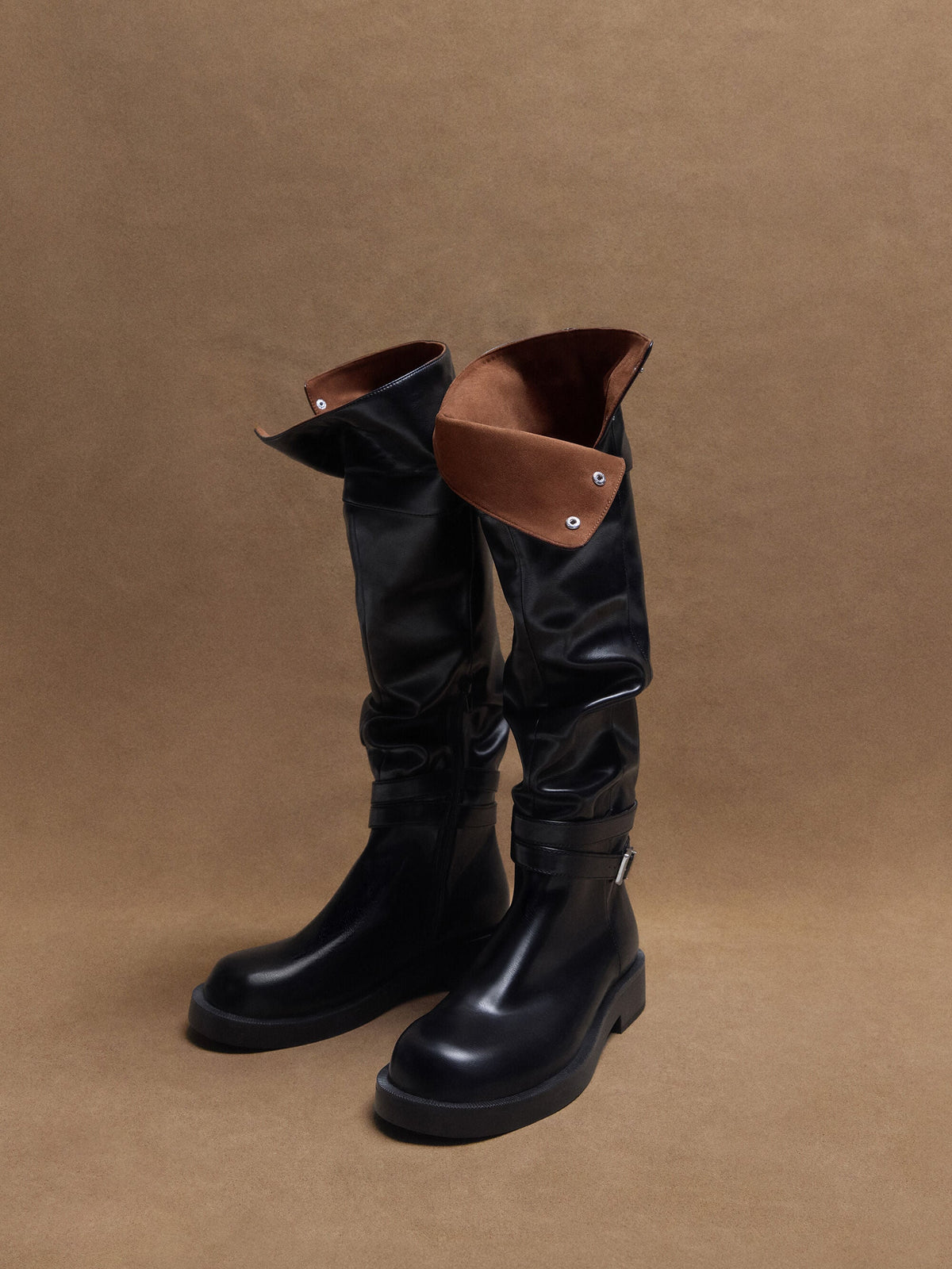 CHARLES & KEITH Best Price / Eilis Thigh-High Boots - Black