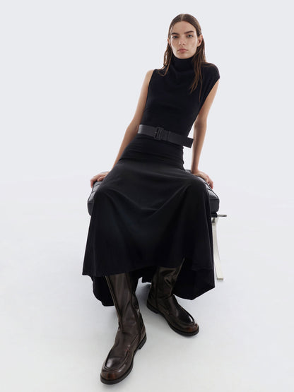 CHARLES & KEITH Everyday / Jagger Knee-High Loafer-Boots - Dark Brown