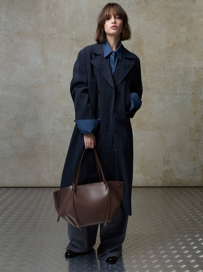 CHARLES & KEITH Special Offer / XL Calla Tote Bag - Espresso Brown