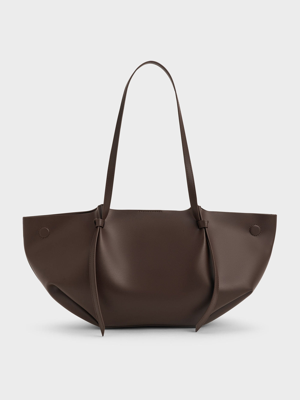 CHARLES & KEITH Hot Sale / Calla Tote Bag - Espresso Brown