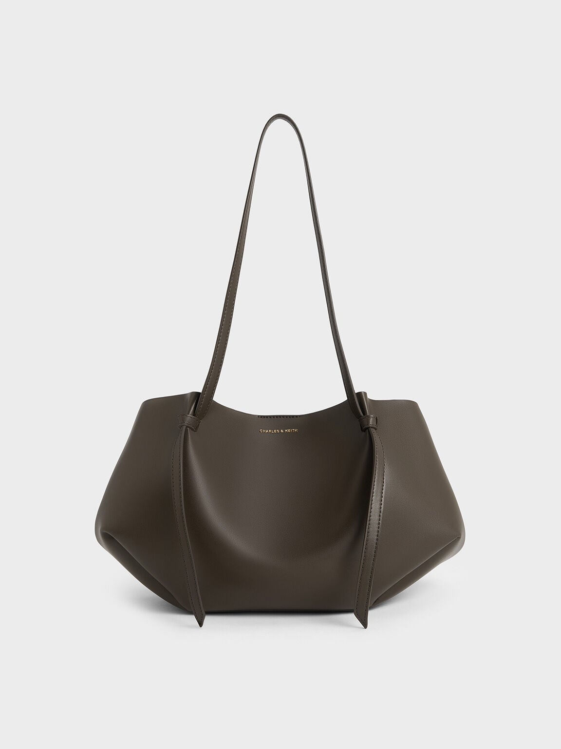 CHARLES & KEITH Great Value / Calla Tote Bag - Dark Moss