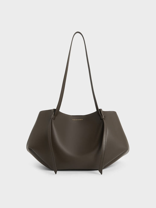 CHARLES & KEITH Great Value / Calla Tote Bag - Dark Moss