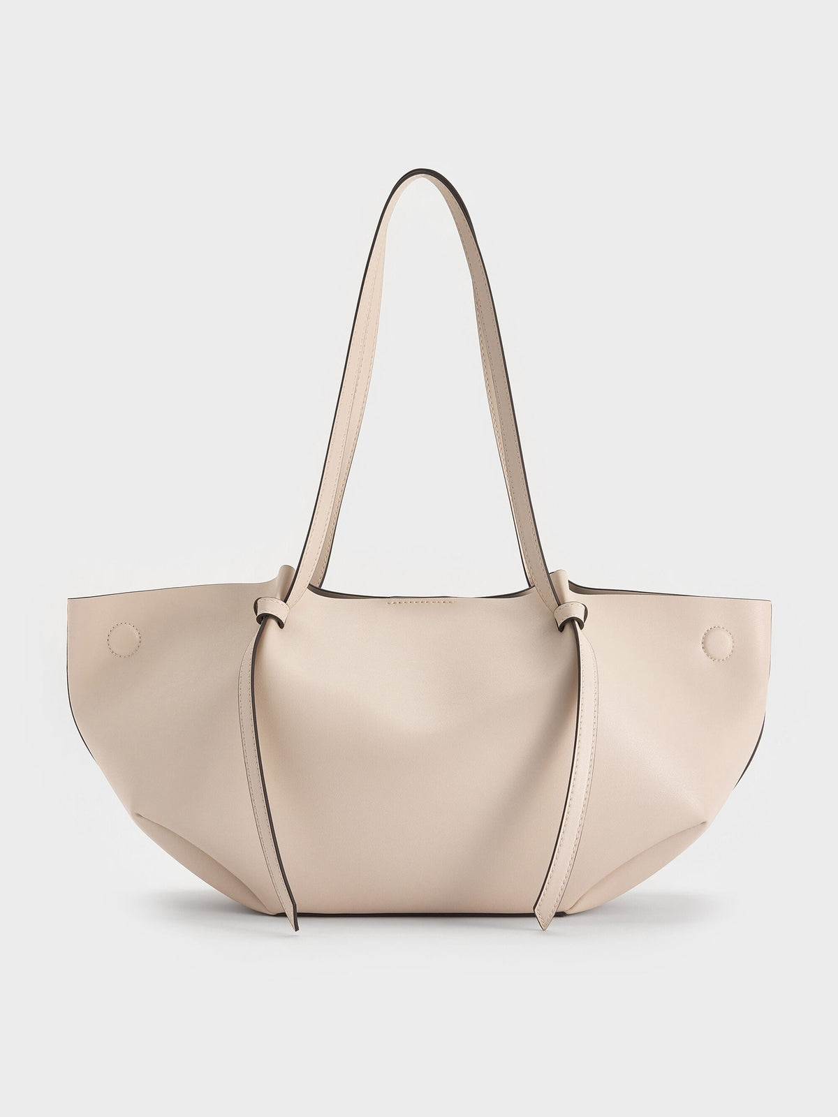 CHARLES & KEITH Essential / Calla Tote Bag - Oat
