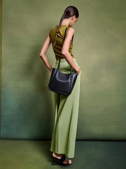 CHARLES & KEITH Deals / Mini Lyla Tubular Tote Bag - Black