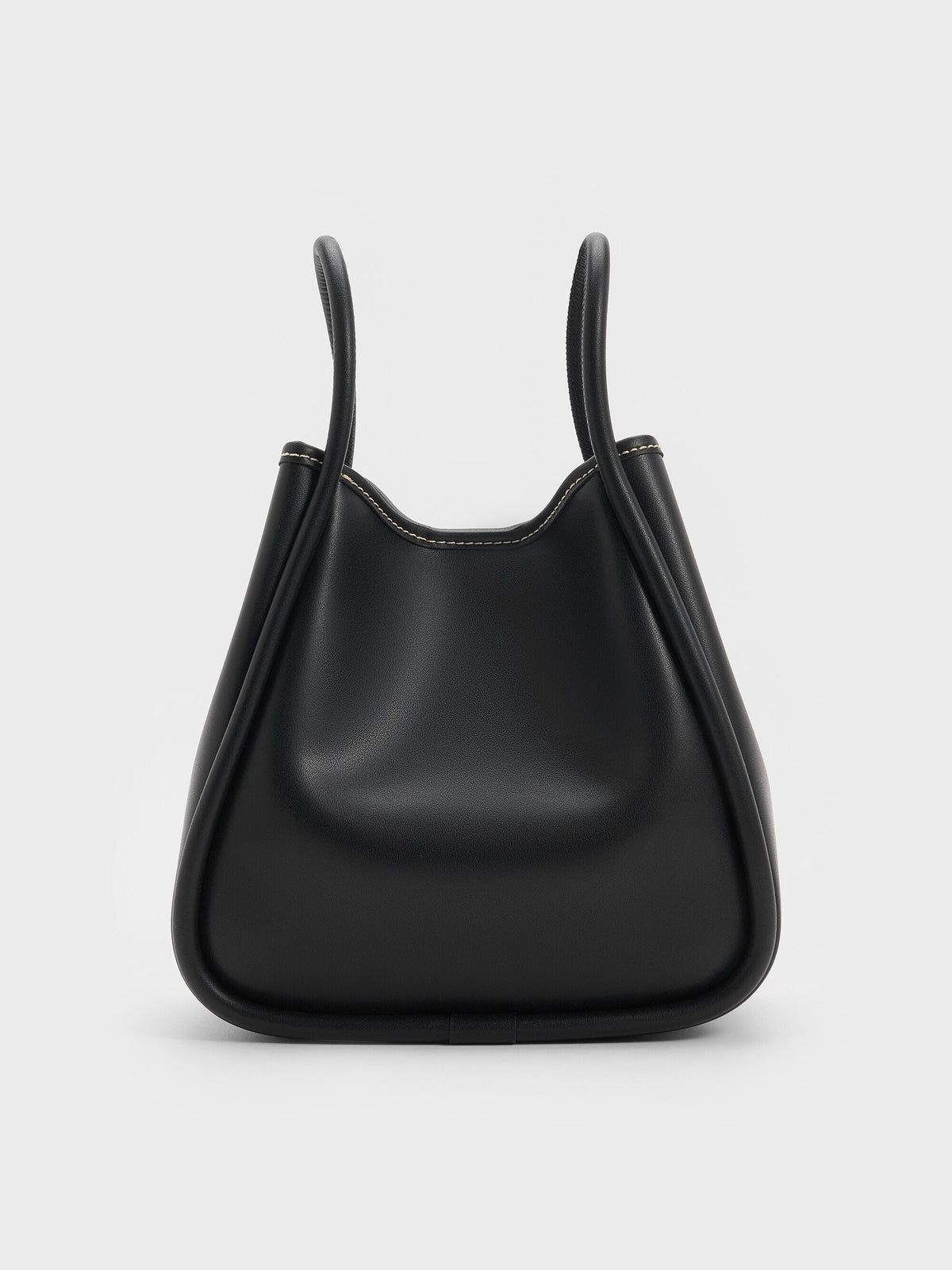 CHARLES & KEITH Deals / Mini Lyla Tubular Tote Bag - Black