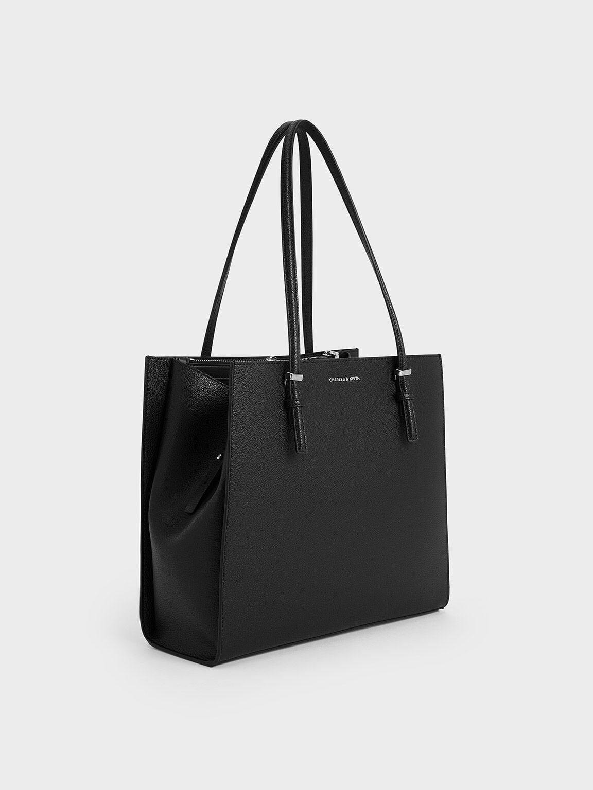 CHARLES & KEITH Popular / Sansa Tote Bag - Noir
