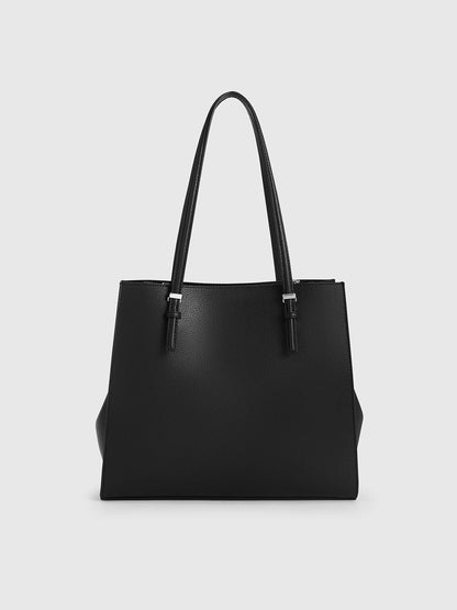 CHARLES & KEITH Popular / Sansa Tote Bag - Noir