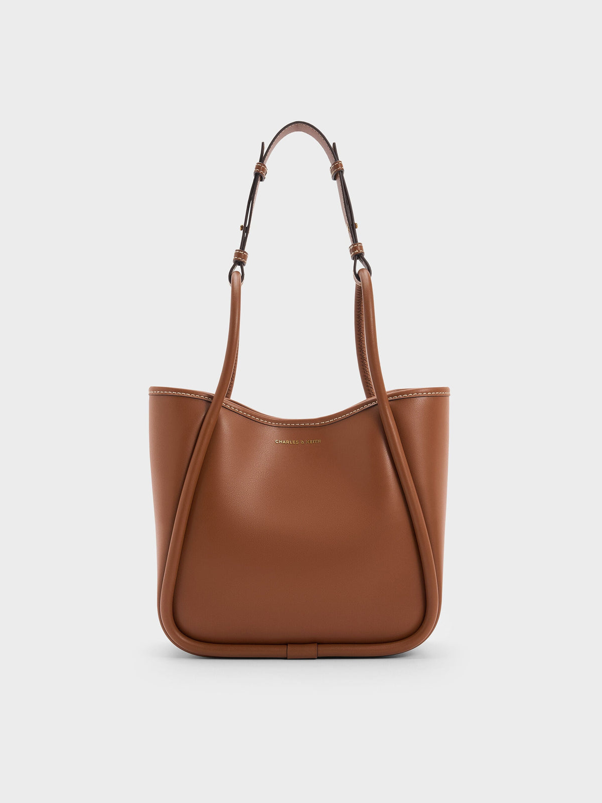CHARLES & KEITH Best Price / Mini Lyla Tubular Tote Bag - Chocolate