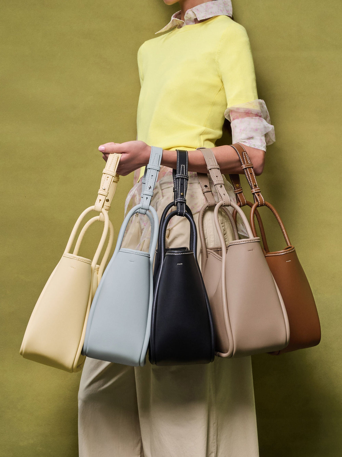 CHARLES & KEITH Best Price / Mini Lyla Tubular Tote Bag - Chocolate