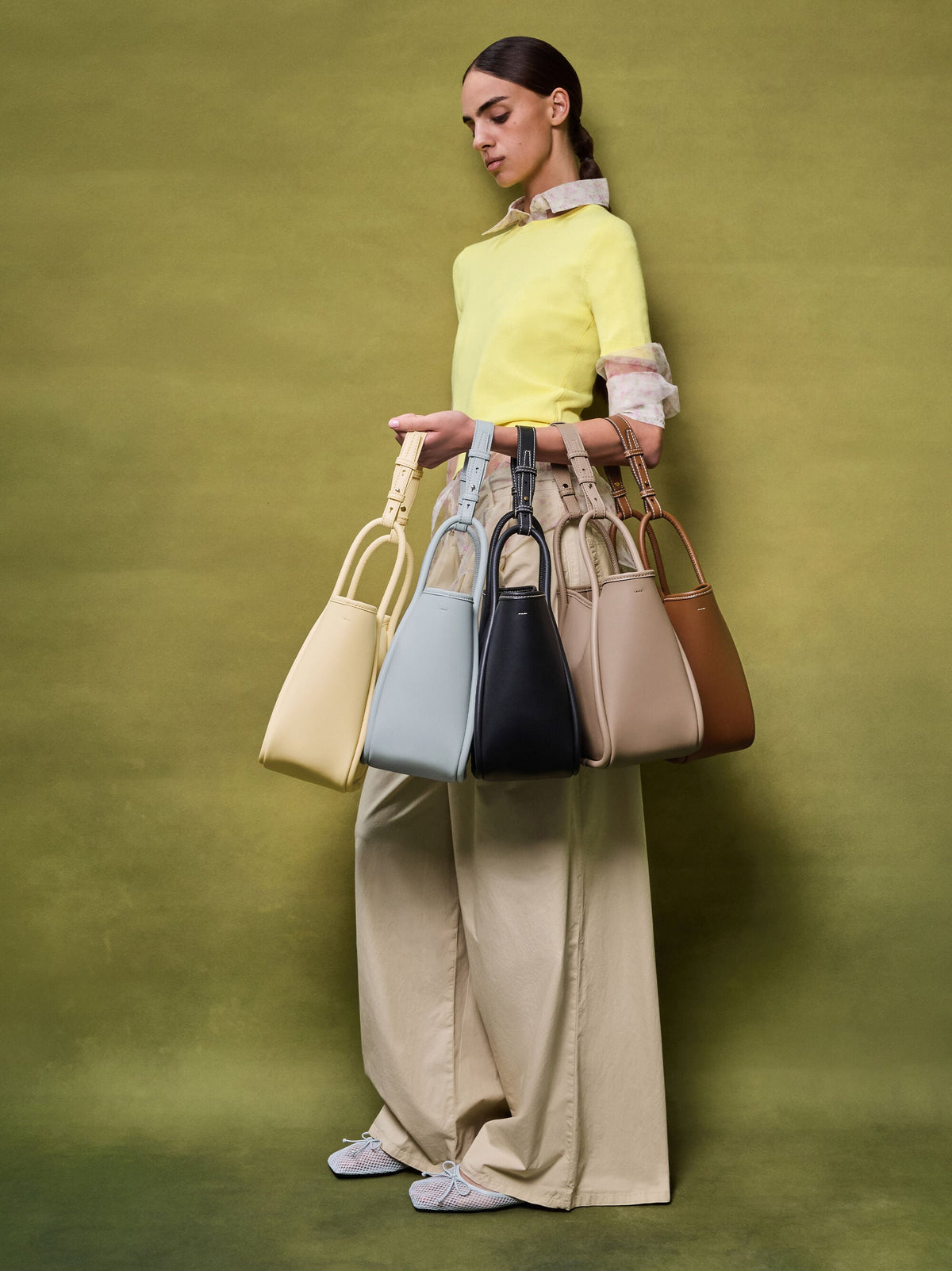 CHARLES & KEITH Best Price / Mini Lyla Tubular Tote Bag - Chocolate