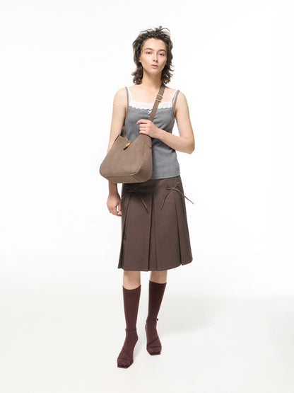 CHARLES & KEITH Top Pick / Adalyn Hobo Bag - Stone Grey