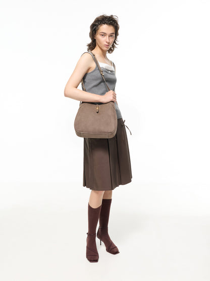 CHARLES & KEITH Top Pick / Adalyn Hobo Bag - Stone Grey