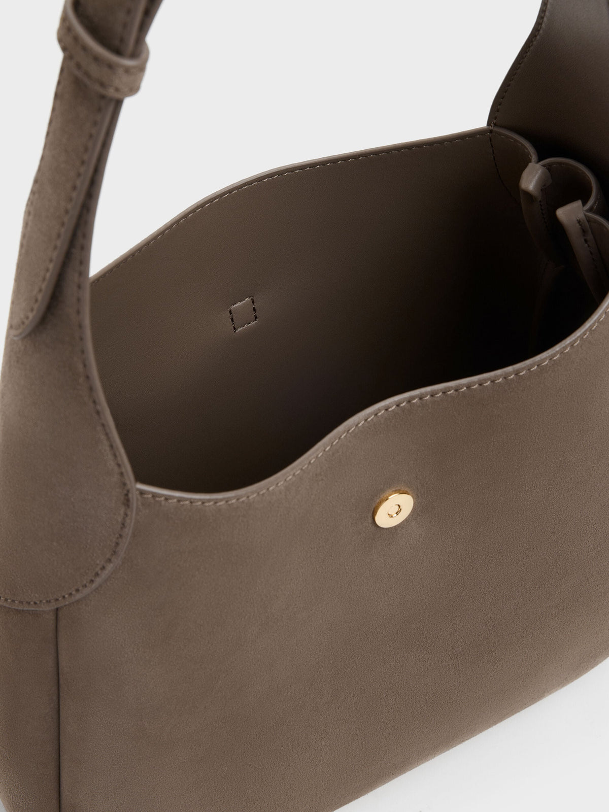 CHARLES & KEITH Top Pick / Adalyn Hobo Bag - Stone Grey