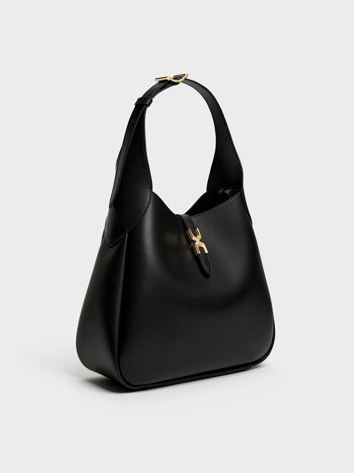 CHARLES & KEITH Value / Adalyn Hobo Bag - Black