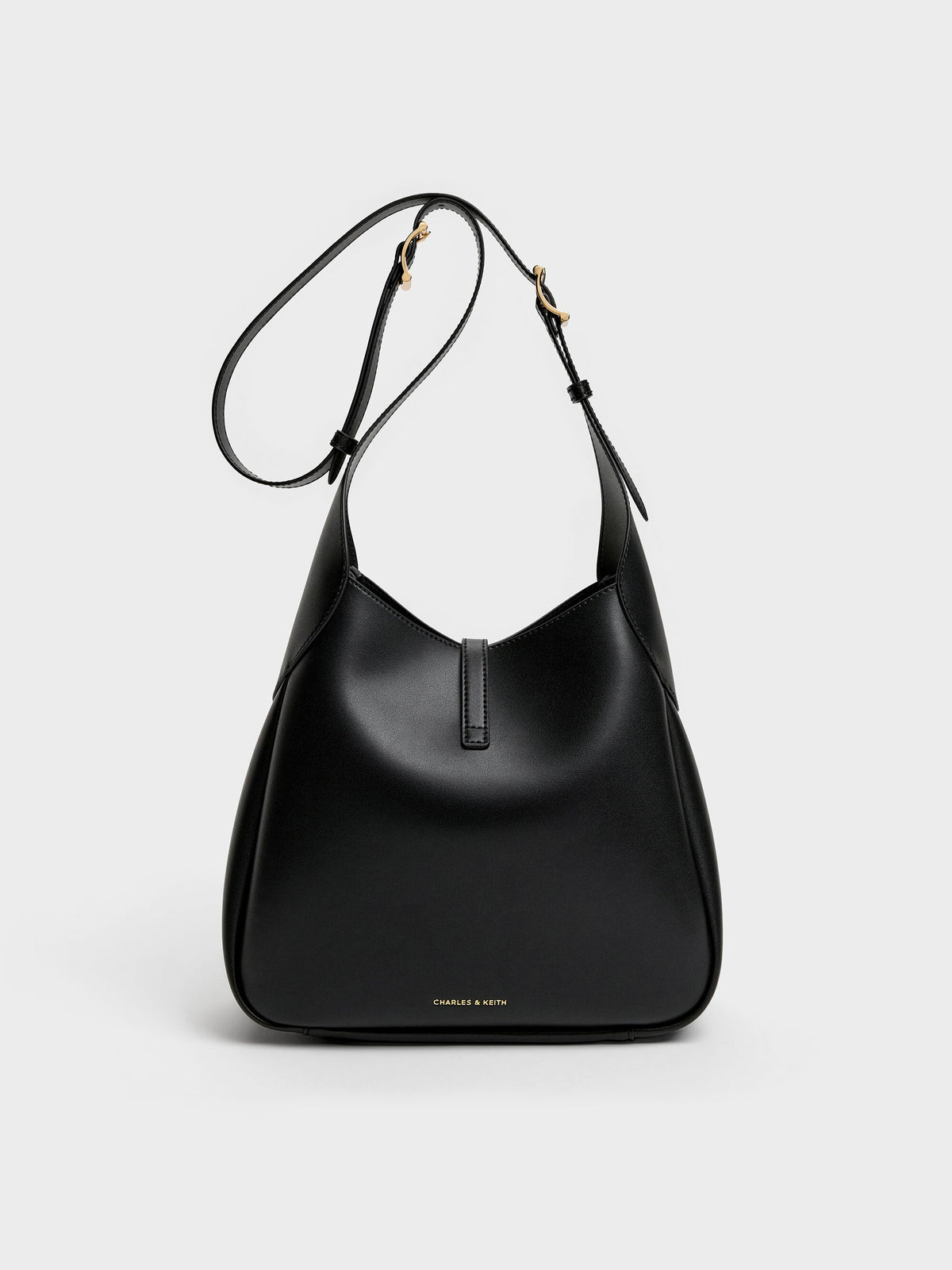 CHARLES & KEITH Value / Adalyn Hobo Bag - Black