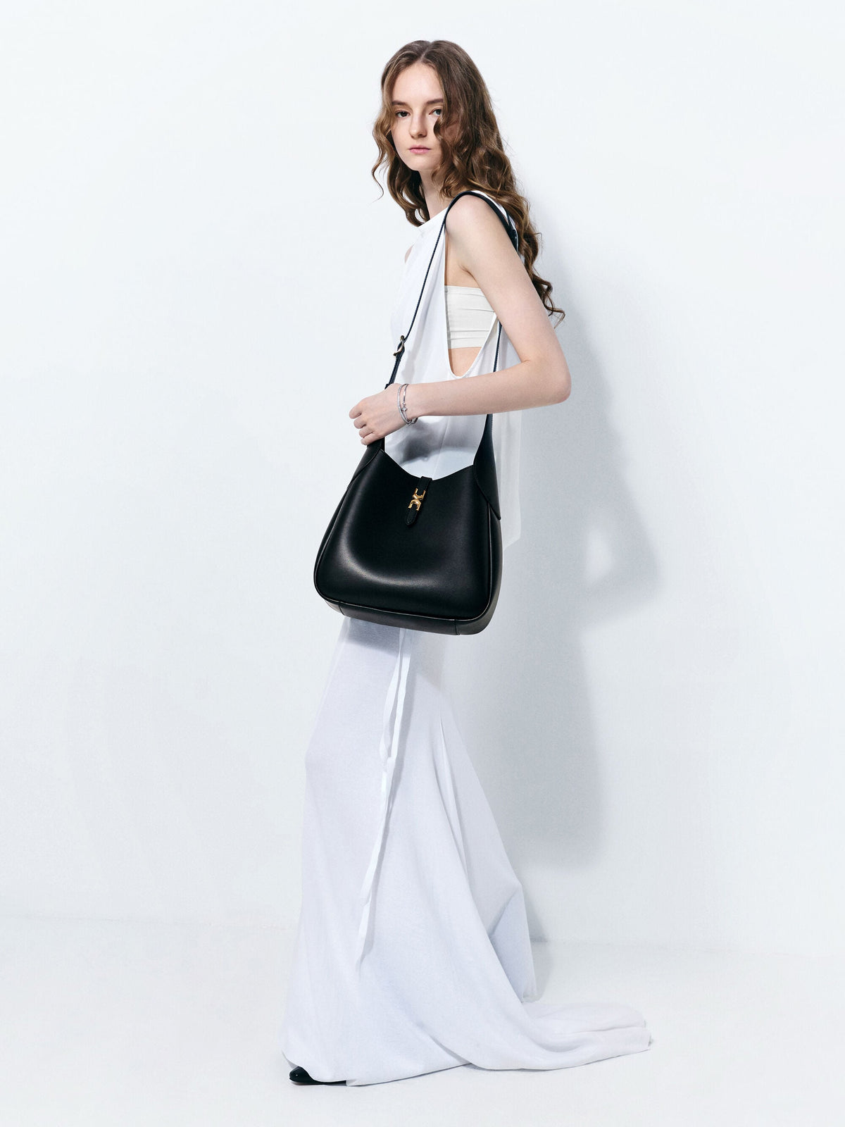 CHARLES & KEITH Value / Adalyn Hobo Bag - Black
